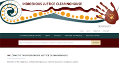 Desktop Screenshot of indigenousjustice.gov.au